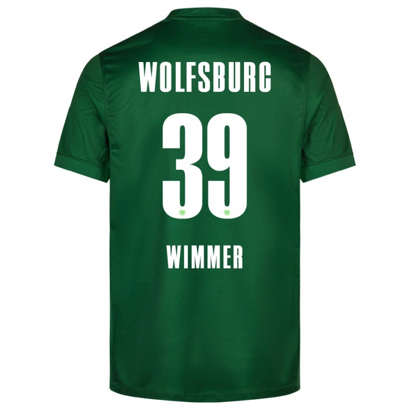 Danxen Damen Patrick Wimmer #39 Grün Weiß Heimtrikot Trikot 2025/26 T-Shirt Schweiz