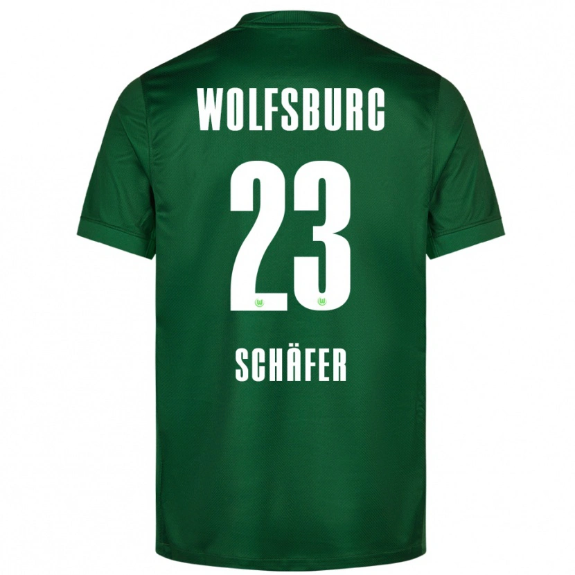Danxen Damen Elia Schäfer #23 Grün Weiß Heimtrikot Trikot 2025/26 T-Shirt Schweiz