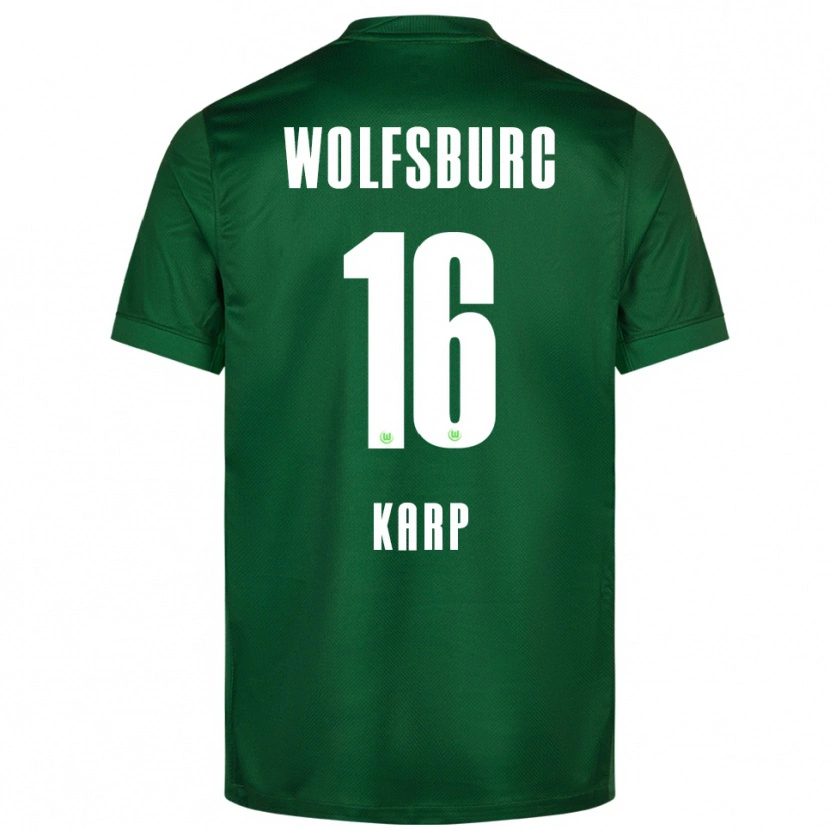 Danxen Damen Maurice Karp #16 Grün Weiß Heimtrikot Trikot 2025/26 T-Shirt Schweiz