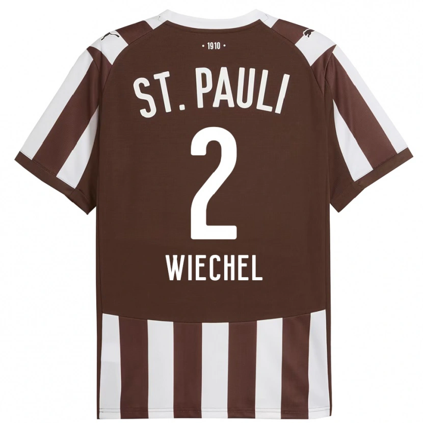 Danxen Damen Jan Wiechel #2 Kaffee Weiß Heimtrikot Trikot 2025/26 T-Shirt Schweiz