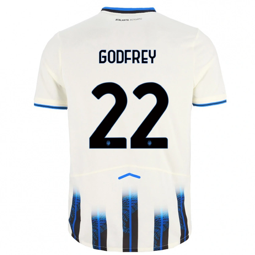 Danxen Damen Ben Godfrey #22 Weiß Blau Auswärtstrikot Trikot 2025/26 T-Shirt Schweiz