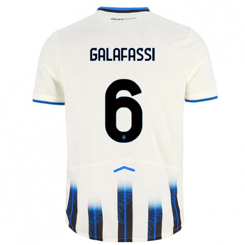 Danxen Damen Filippo Galafassi #6 Weiß Blau Auswärtstrikot Trikot 2025/26 T-Shirt Schweiz