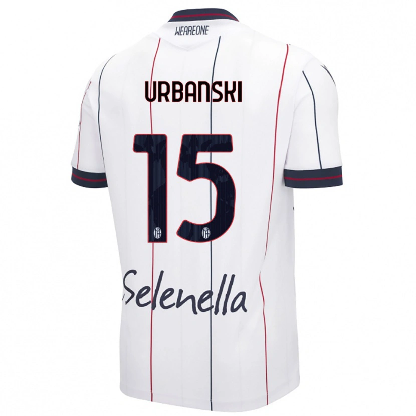 Danxen Damen Dominik Urbanski #15 Weiß Königsblau Auswärtstrikot Trikot 2025/26 T-Shirt Schweiz