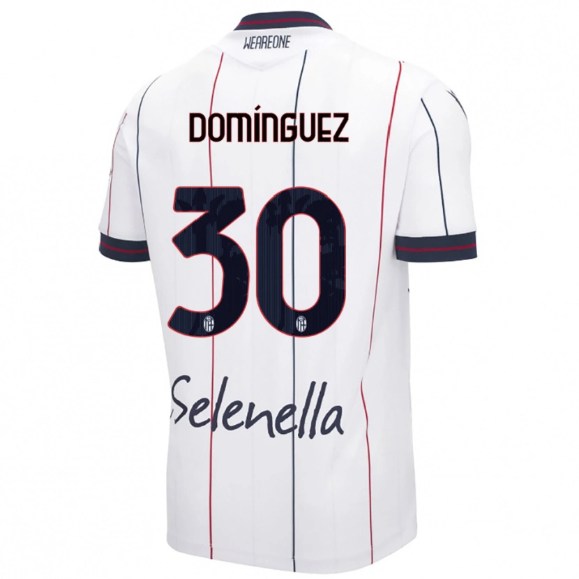Danxen Damen Benja Domínguez #30 Weiß Königsblau Auswärtstrikot Trikot 2025/26 T-Shirt Schweiz