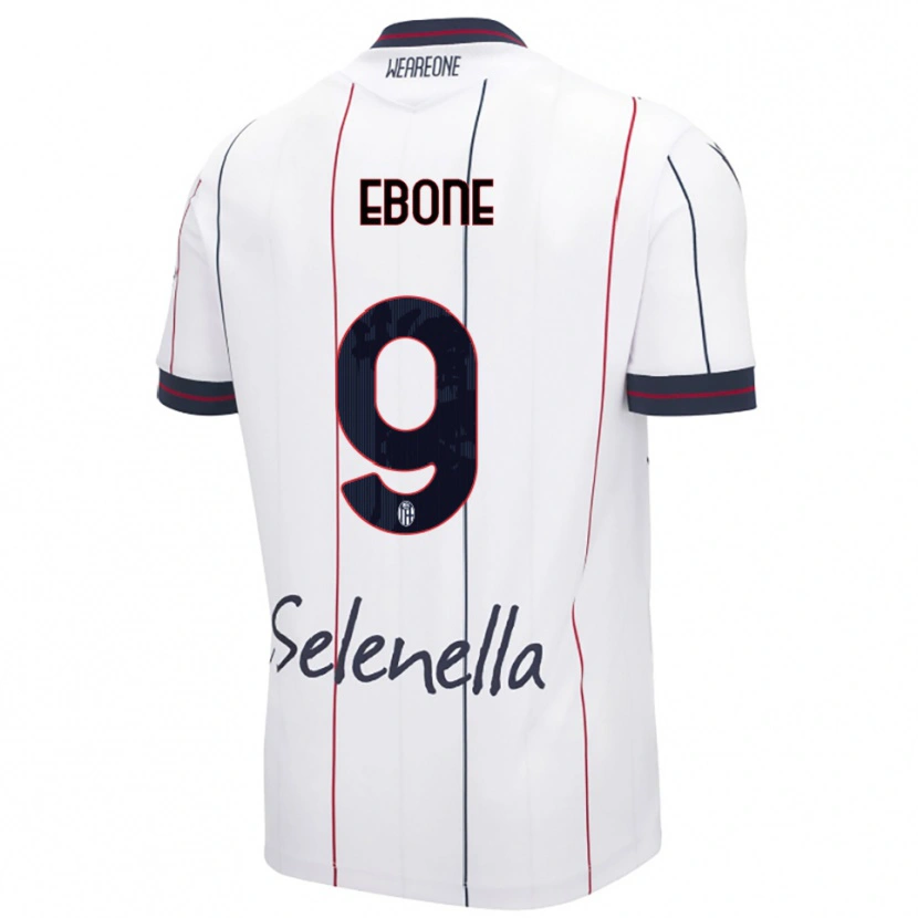 Danxen Damen Tommaso Ebone #9 Weiß Königsblau Auswärtstrikot Trikot 2025/26 T-Shirt Schweiz