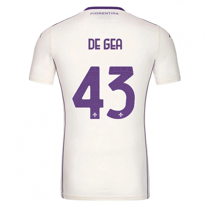 Danxen Damen David De Gea #43 Weiß Lila Rot Auswärtstrikot Trikot 2025/26 T-Shirt Schweiz