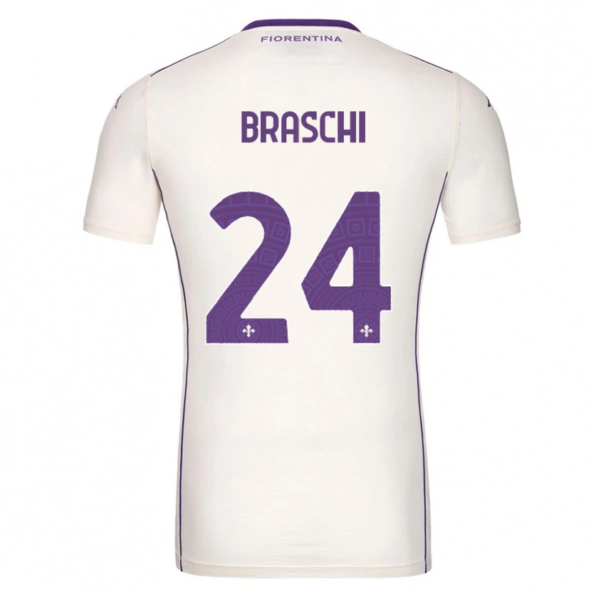 Danxen Damen Riccardo Braschi #24 Weiß Lila Rot Auswärtstrikot Trikot 2025/26 T-Shirt Schweiz