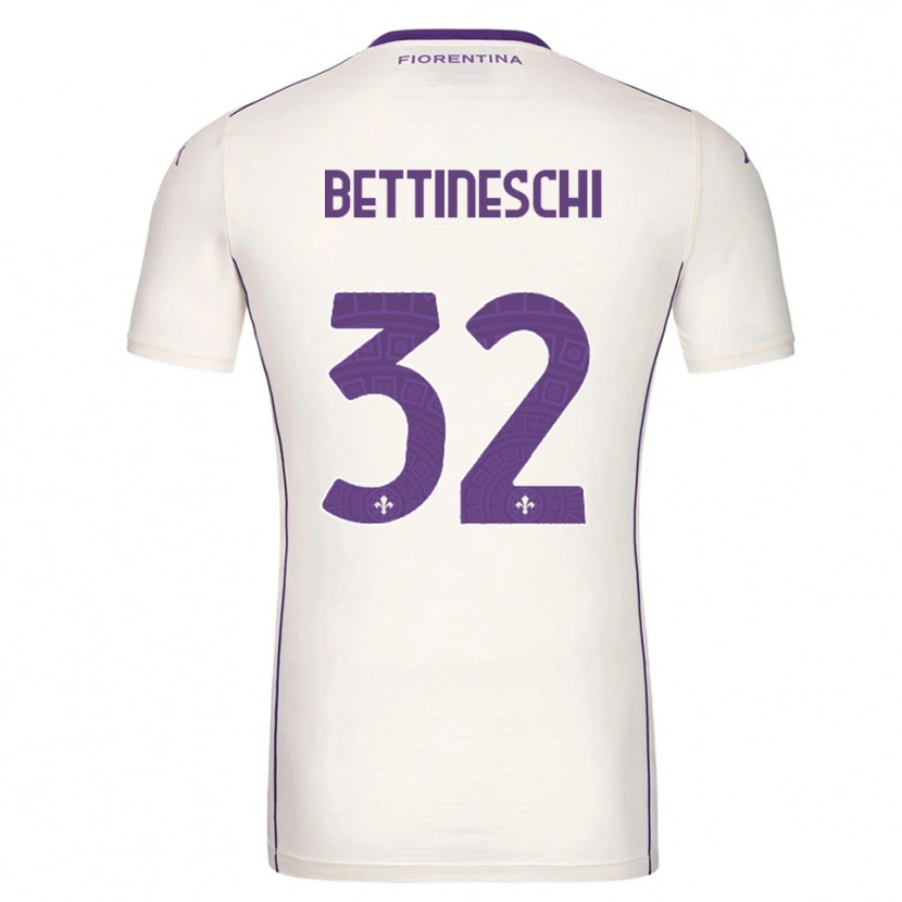 Danxen Damen Giorgia Bettineschi #32 Weiß Lila Rot Auswärtstrikot Trikot 2025/26 T-Shirt Schweiz