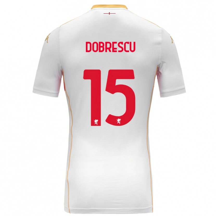 Danxen Damen Ianis Dobrescu #15 Weiß Rot Auswärtstrikot Trikot 2025/26 T-Shirt Schweiz