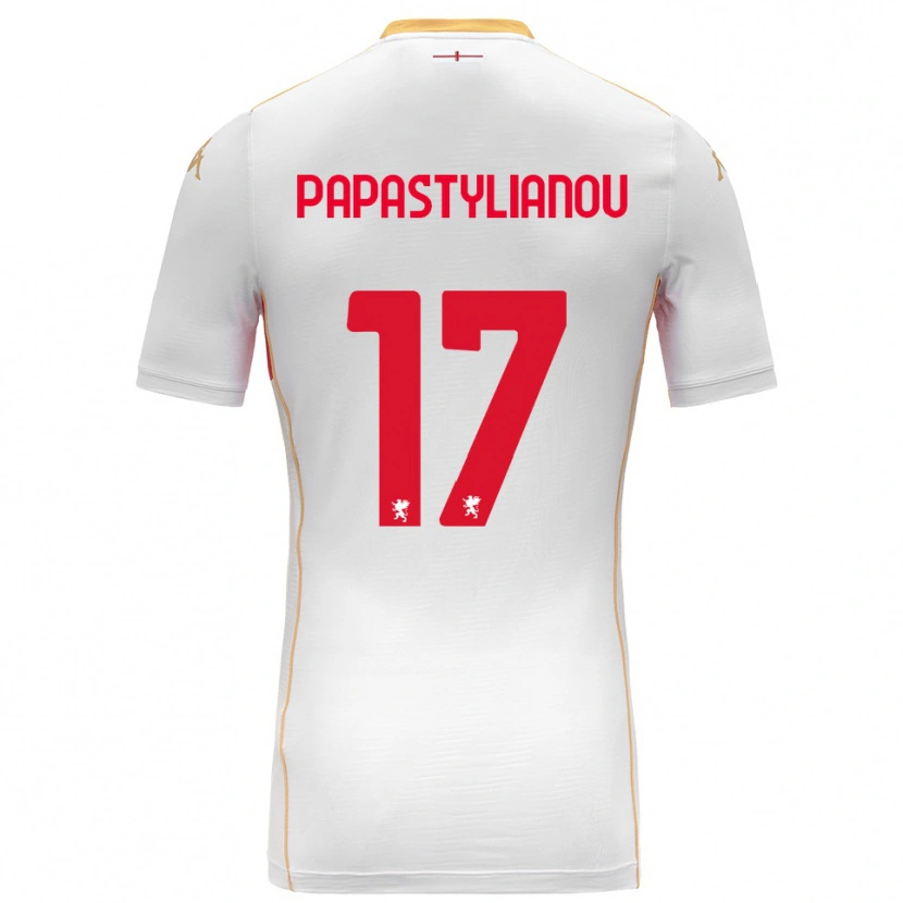 Danxen Damen Lysandros Andreas Papastylianou #17 Weiß Rot Auswärtstrikot Trikot 2025/26 T-Shirt Schweiz