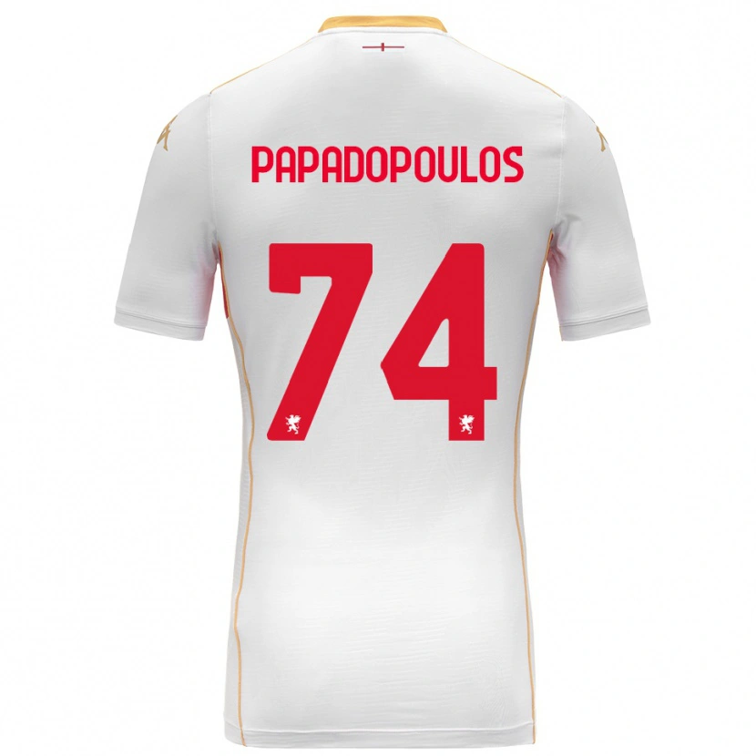 Danxen Damen Christos Papadopoulos #74 Weiß Rot Auswärtstrikot Trikot 2025/26 T-Shirt Schweiz