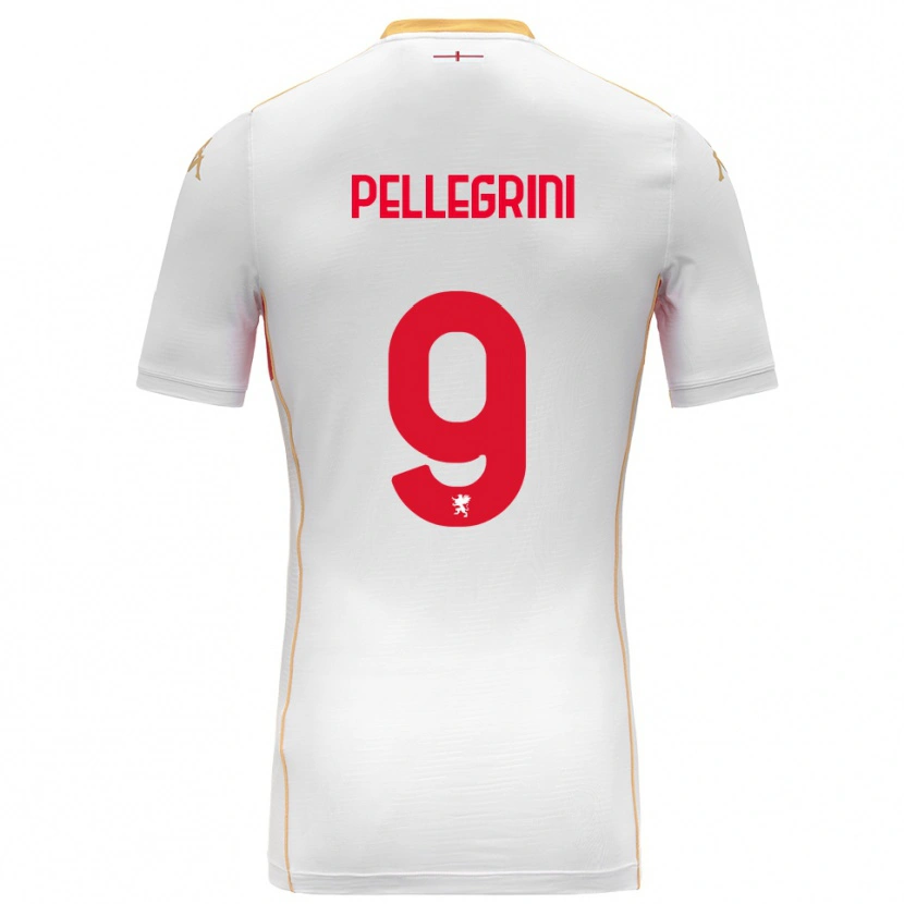Danxen Damen Fernando Pellegrini #9 Weiß Rot Auswärtstrikot Trikot 2025/26 T-Shirt Schweiz