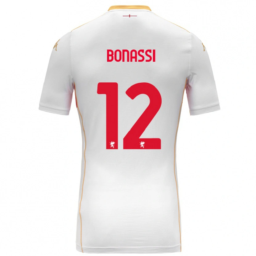 Danxen Damen Lorenzo Bonassi #12 Weiß Rot Auswärtstrikot Trikot 2025/26 T-Shirt Schweiz