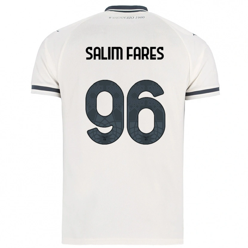 Danxen Damen Mohamed Salim Fares #96 Weiß Marineblau Auswärtstrikot Trikot 2025/26 T-Shirt Schweiz