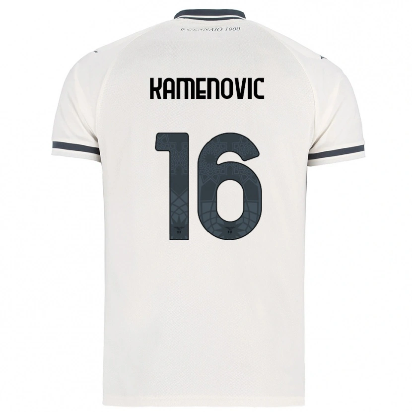 Danxen Damen Dimitrije Kamenovic #16 Weiß Marineblau Auswärtstrikot Trikot 2025/26 T-Shirt Schweiz