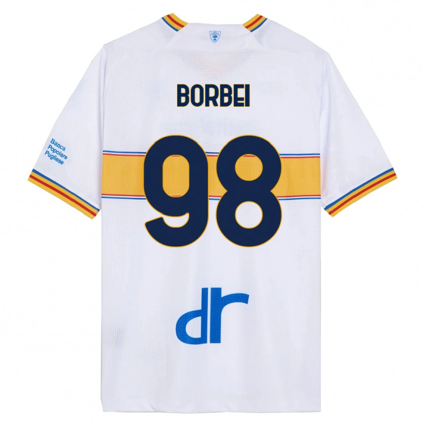 Danxen Damen Alexandru Borbei #98 Weiß Gelb Auswärtstrikot Trikot 2025/26 T-Shirt Schweiz