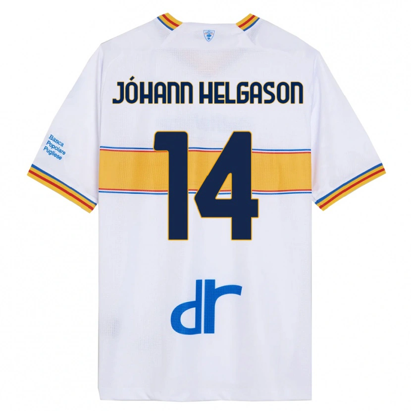 Danxen Damen Thórir Jóhann Helgason #14 Weiß Gelb Auswärtstrikot Trikot 2025/26 T-Shirt Schweiz