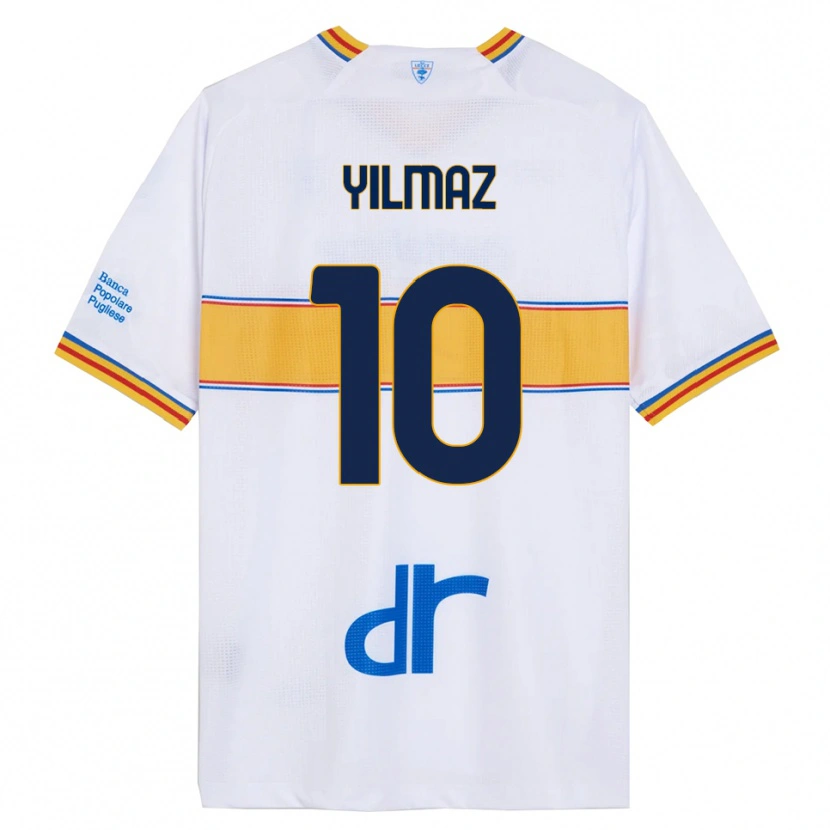 Danxen Damen Enes Yilmaz #10 Weiß Gelb Auswärtstrikot Trikot 2025/26 T-Shirt Schweiz