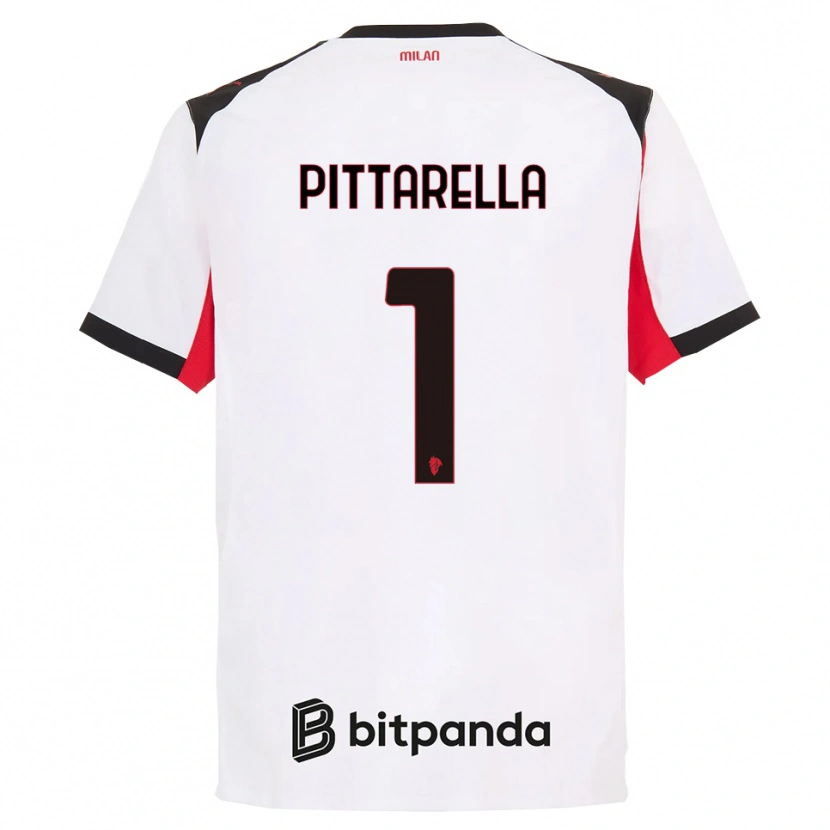 Danxen Damen Matteo Pittarella #1 Weiß Schwarz Auswärtstrikot Trikot 2025/26 T-Shirt Schweiz