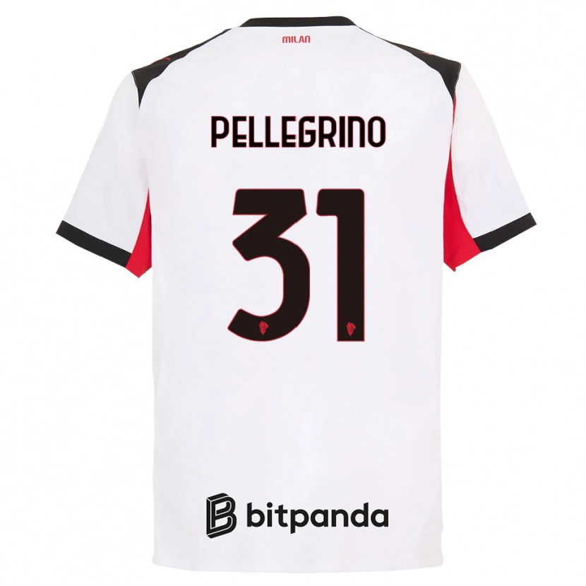 Danxen Damen Marco Pellegrino #31 Weiß Schwarz Auswärtstrikot Trikot 2025/26 T-Shirt Schweiz