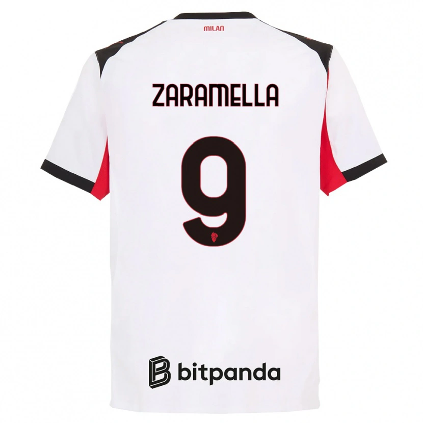 Danxen Damen Mattia Zaramella #9 Weiß Schwarz Auswärtstrikot Trikot 2025/26 T-Shirt Schweiz