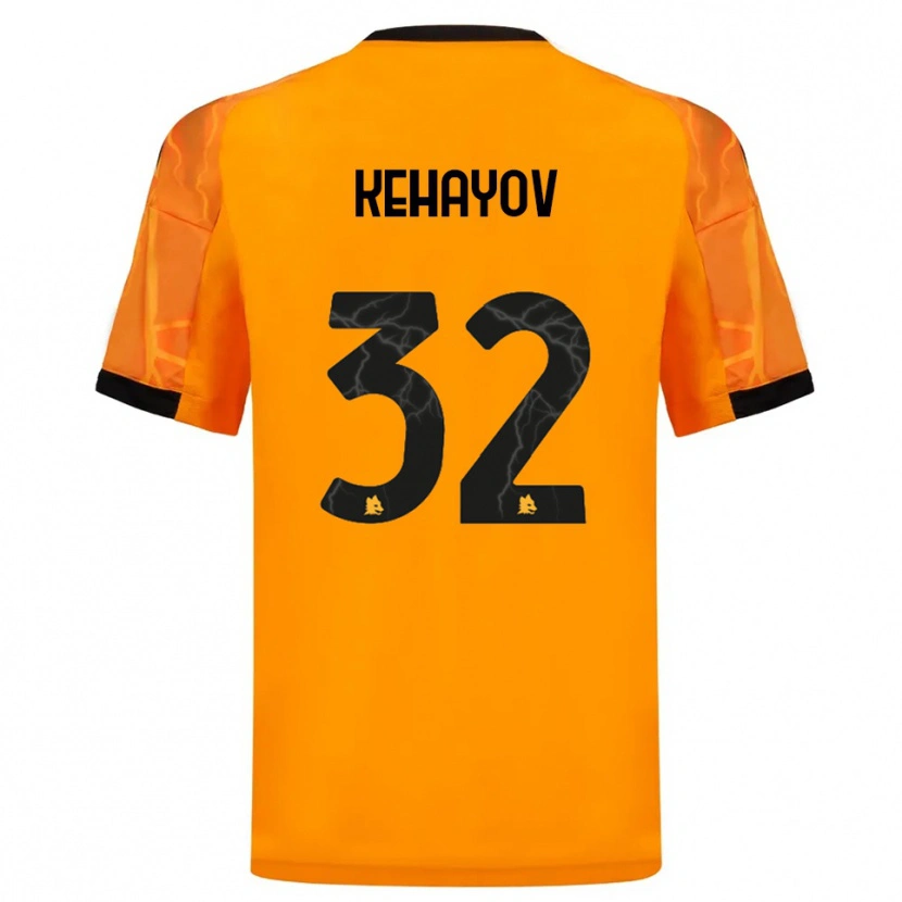 Danxen Damen Atanas Kehayov #32 Orange Schwarz Auswärtstrikot Trikot 2025/26 T-Shirt Schweiz