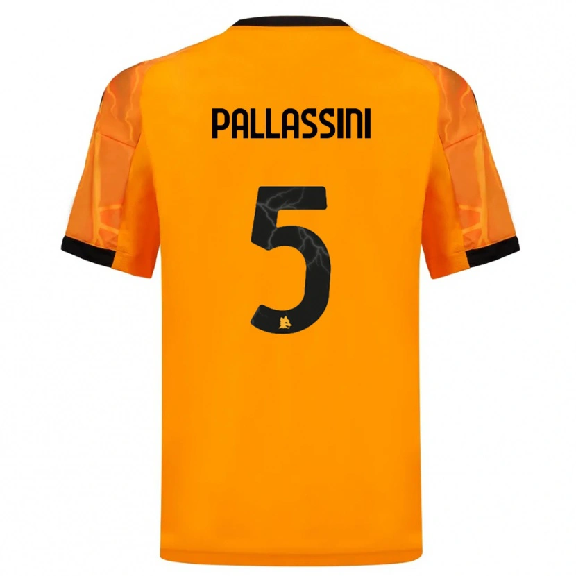 Danxen Damen Luca Pallassini #5 Orange Schwarz Auswärtstrikot Trikot 2025/26 T-Shirt Schweiz