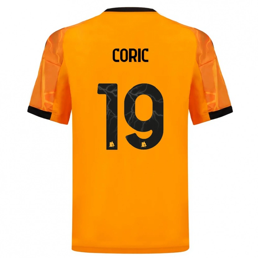 Danxen Damen Ante Coric #19 Orange Schwarz Auswärtstrikot Trikot 2025/26 T-Shirt Schweiz