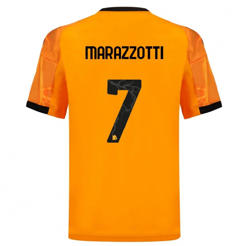 Danxen Damen Fabrizio Marazzotti #7 Orange Schwarz Auswärtstrikot Trikot 2025/26 T-Shirt Schweiz