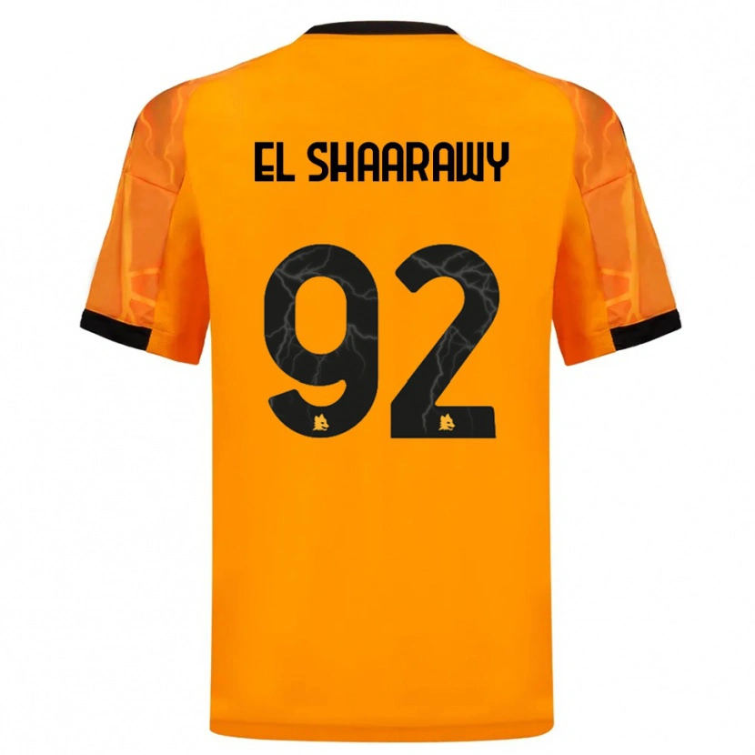 Danxen Damen Stephan El Shaarawy #92 Orange Schwarz Auswärtstrikot Trikot 2025/26 T-Shirt Schweiz