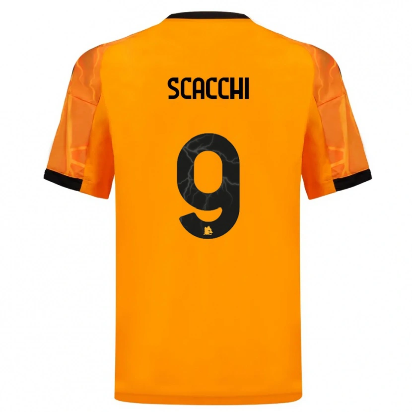 Danxen Damen Manuel Scacchi #9 Orange Schwarz Auswärtstrikot Trikot 2025/26 T-Shirt Schweiz