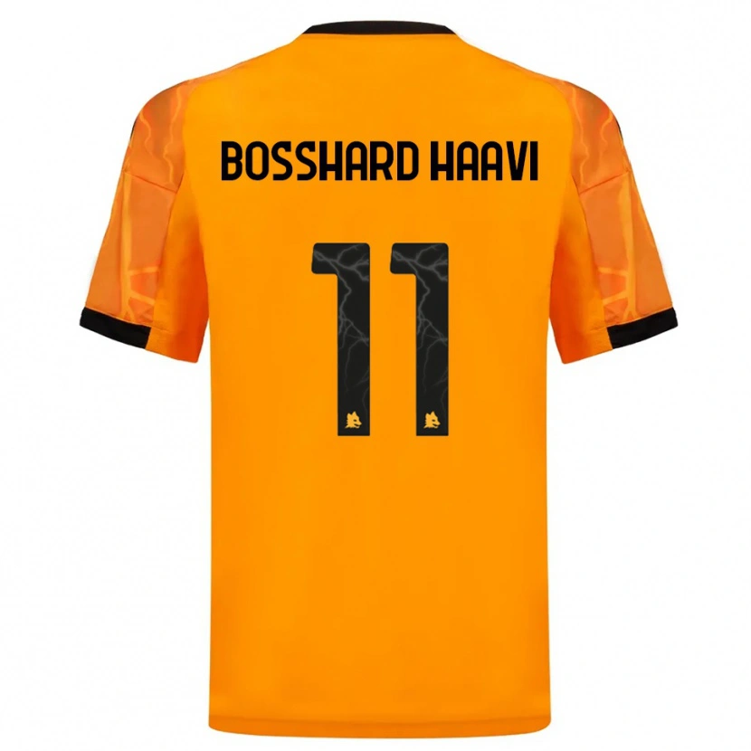 Danxen Damen Emilie Bosshard Haavi #11 Orange Schwarz Auswärtstrikot Trikot 2025/26 T-Shirt Schweiz
