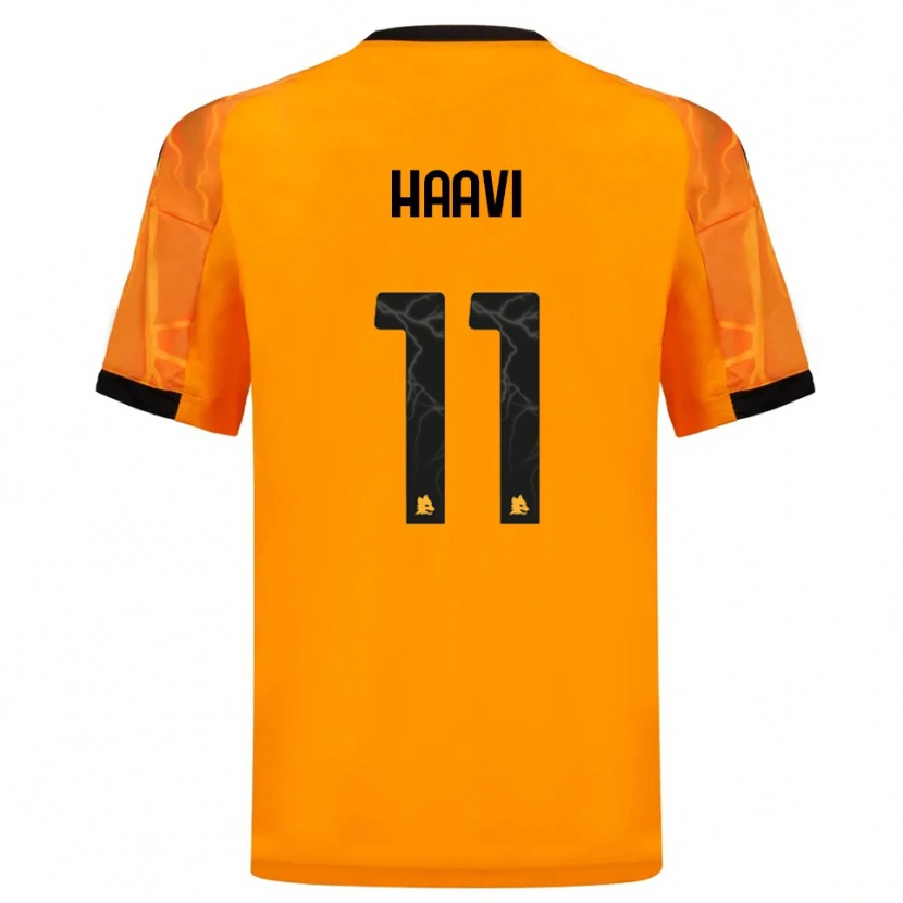Danxen Damen Emilie Haavi #11 Orange Schwarz Auswärtstrikot Trikot 2025/26 T-Shirt Schweiz