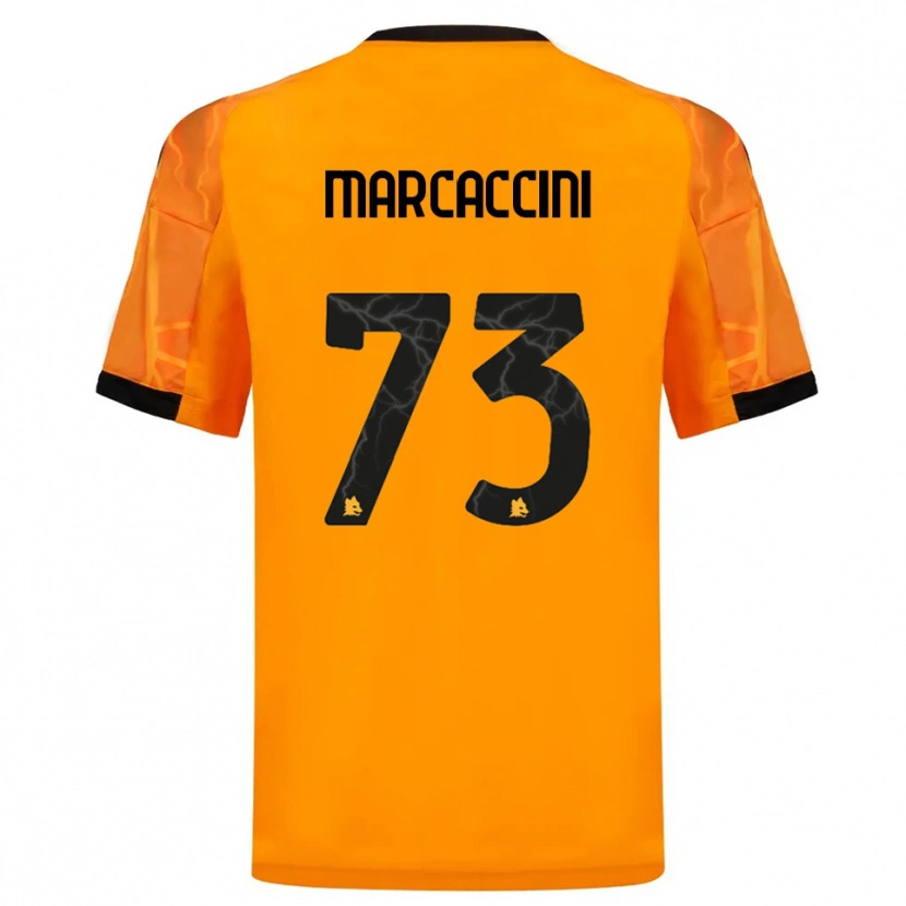 Danxen Damen Alessio Marcaccini #73 Orange Schwarz Auswärtstrikot Trikot 2025/26 T-Shirt Schweiz