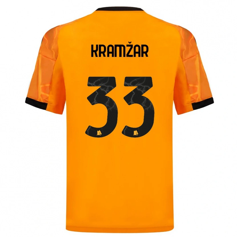 Danxen Damen Zara Kramžar #33 Orange Schwarz Auswärtstrikot Trikot 2025/26 T-Shirt Schweiz