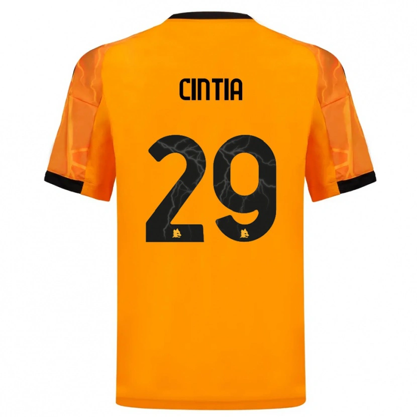 Danxen Damen Cintia Rafaela Soares Martins #29 Orange Schwarz Auswärtstrikot Trikot 2025/26 T-Shirt Schweiz