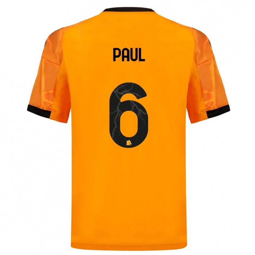 Danxen Damen Daniele Paul #6 Orange Schwarz Auswärtstrikot Trikot 2025/26 T-Shirt Schweiz