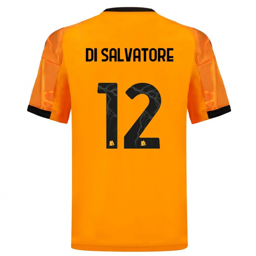 Danxen Damen Diego Di Salvatore #12 Orange Schwarz Auswärtstrikot Trikot 2025/26 T-Shirt Schweiz