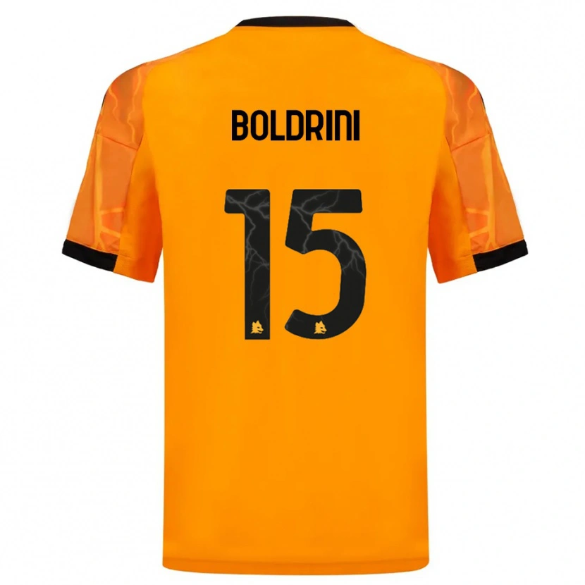 Danxen Damen Mattia Boldrini #15 Orange Schwarz Auswärtstrikot Trikot 2025/26 T-Shirt Schweiz