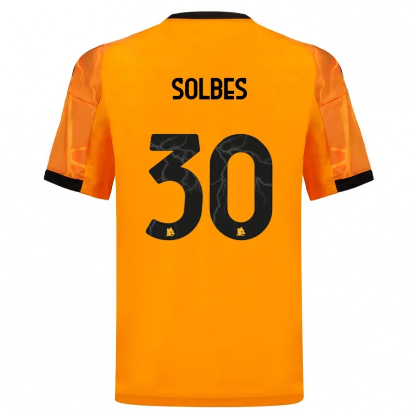 Danxen Damen Ricardo Solbes #30 Orange Schwarz Auswärtstrikot Trikot 2025/26 T-Shirt Schweiz