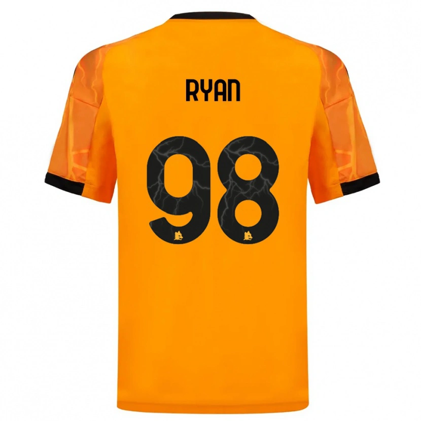 Danxen Damen Mathew Ryan #98 Orange Schwarz Auswärtstrikot Trikot 2025/26 T-Shirt Schweiz