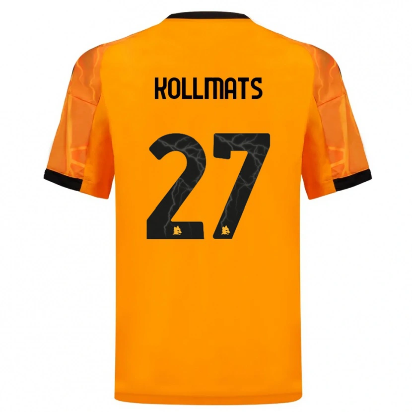 Danxen Damen Beata Kollmats #27 Orange Schwarz Auswärtstrikot Trikot 2025/26 T-Shirt Schweiz