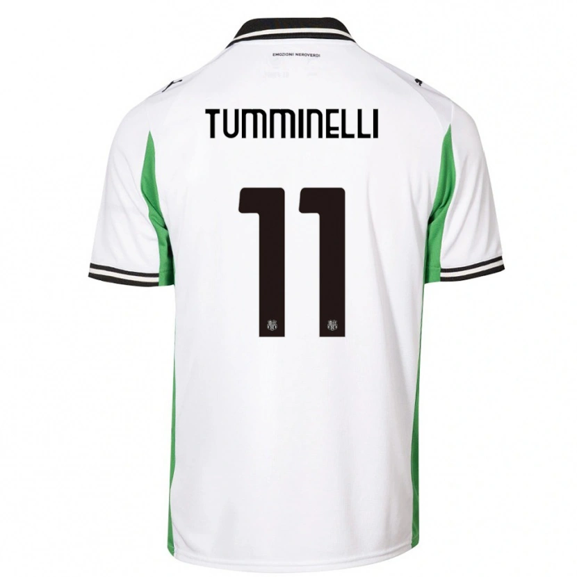 Danxen Damen Daniel Tumminelli #11 Weiß Grün Schwarz Auswärtstrikot Trikot 2025/26 T-Shirt Schweiz