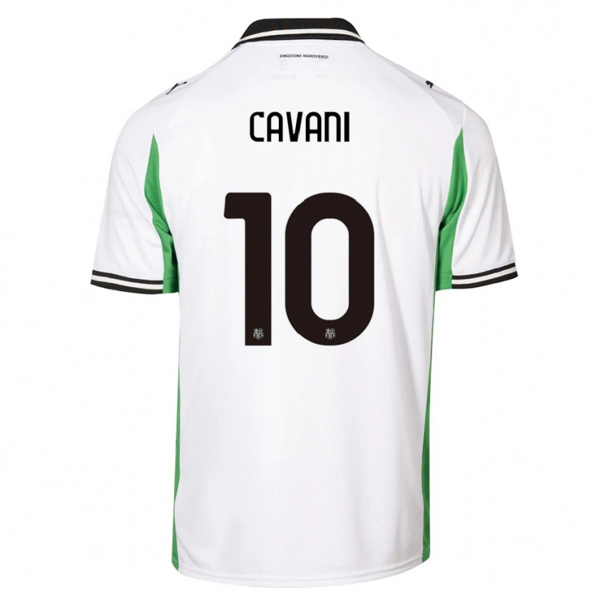 Danxen Damen Lorenzo Cavani #10 Weiß Grün Schwarz Auswärtstrikot Trikot 2025/26 T-Shirt Schweiz