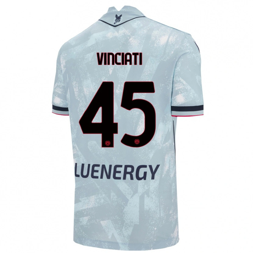 Danxen Damen Giulio Vinciati #45 Hellblau Schwarz Auswärtstrikot Trikot 2025/26 T-Shirt Schweiz