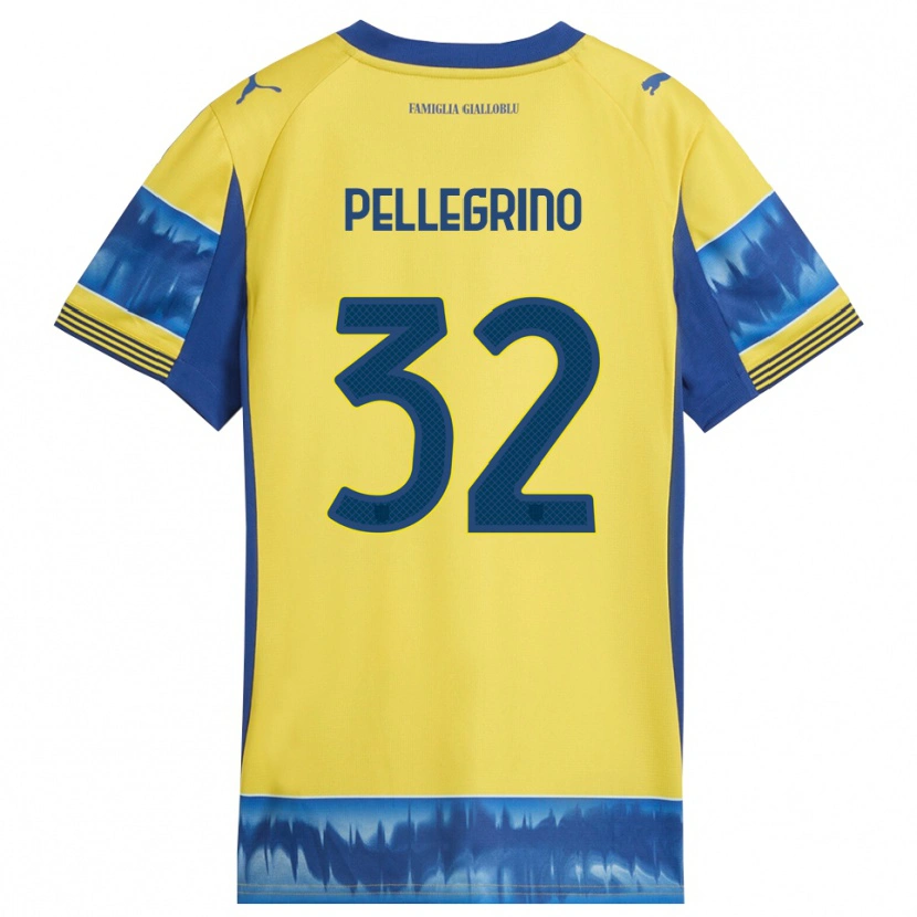 Danxen Damen Mateo Pellegrino #32 Gelb Blau Auswärtstrikot Trikot 2025/26 T-Shirt Schweiz