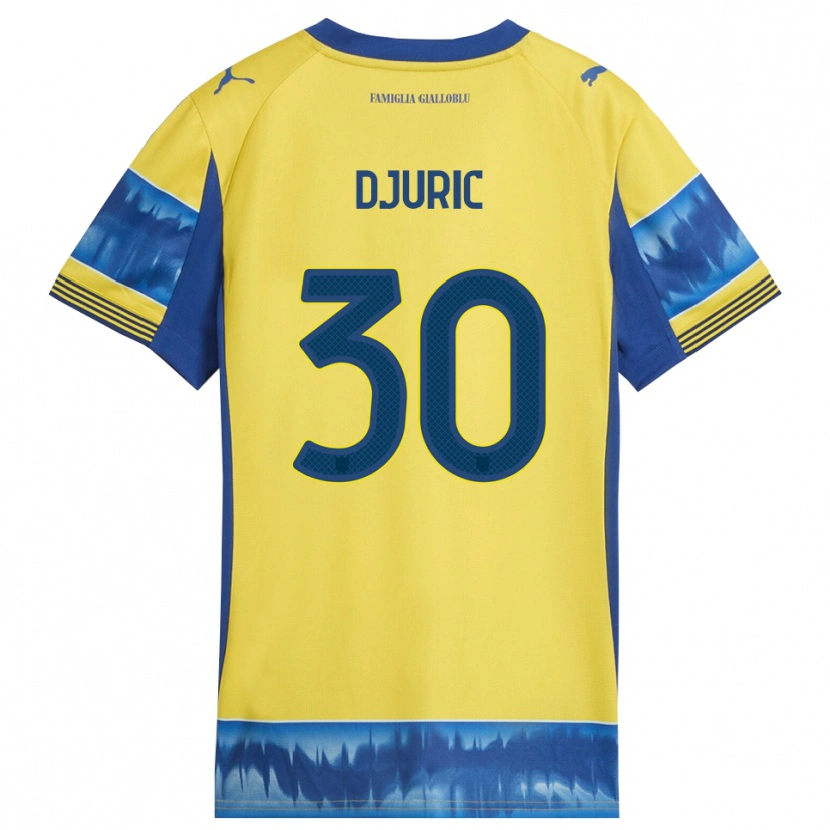 Danxen Damen Milan Djuric #30 Gelb Blau Auswärtstrikot Trikot 2025/26 T-Shirt Schweiz