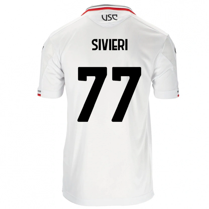 Danxen Damen Lorenzo Sivieri #77 Weiß Rot Auswärtstrikot Trikot 2025/26 T-Shirt Schweiz