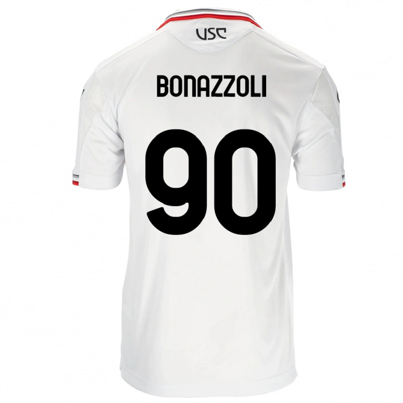 Danxen Damen Federico Bonazzoli #90 Weiß Rot Auswärtstrikot Trikot 2025/26 T-Shirt Schweiz