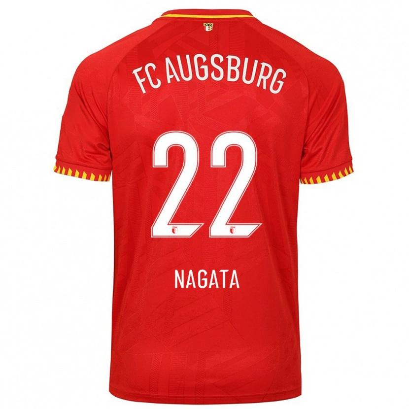 Danxen Damen Ryoji Nagata #22 Rot Gelb Auswärtstrikot Trikot 2025/26 T-Shirt Schweiz